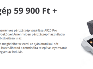 POS terminál és az online pénztárgép